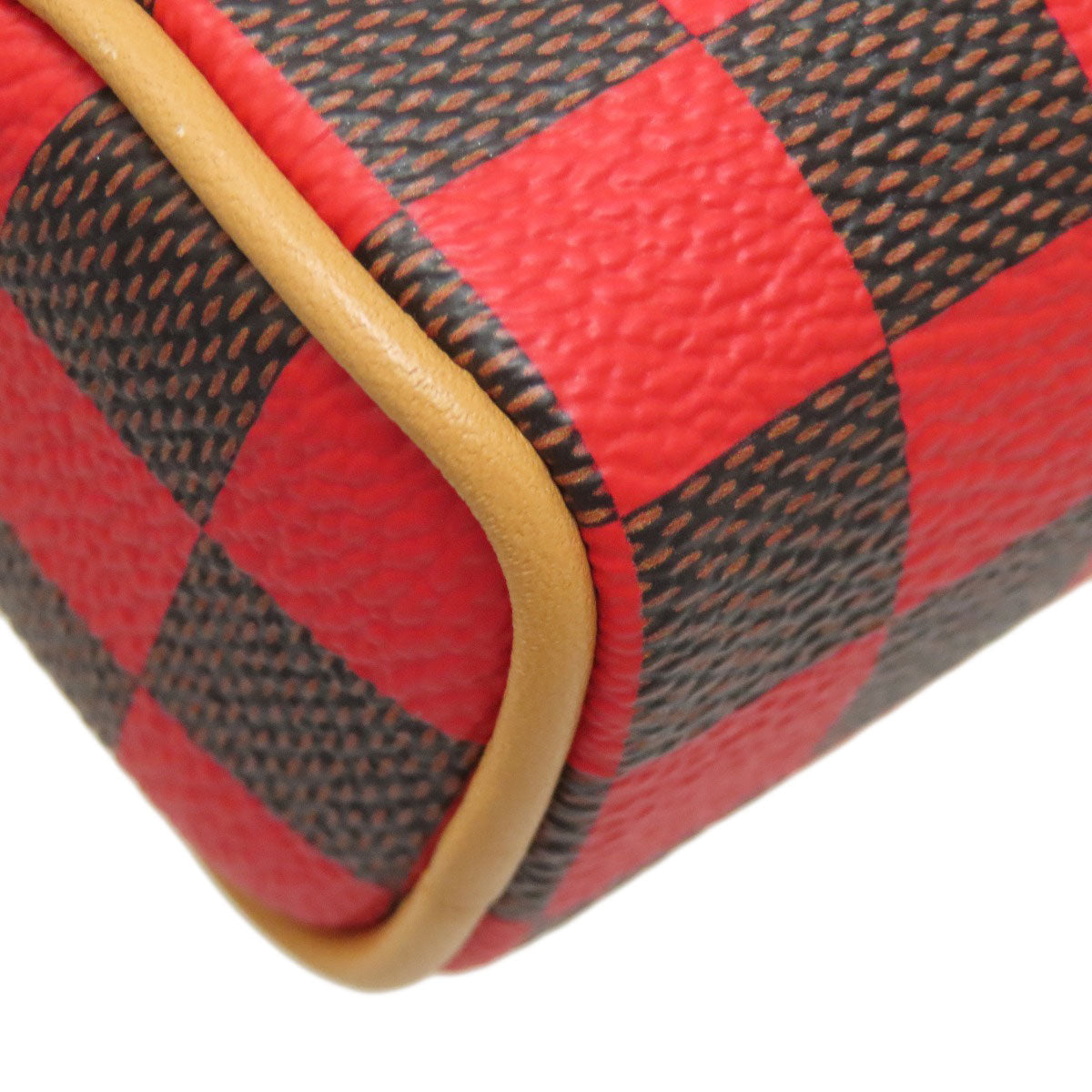 LOUIS VUITTON M01692 Damier Pop Mini Speedy Pouch Accessory pouch Damier canvas Ladies [Used]