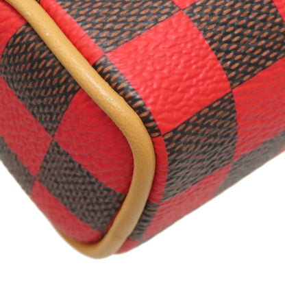 LOUIS VUITTON M01692 Damier Pop Mini Speedy Pouch Accessory pouch Damier canvas Ladies [Used]