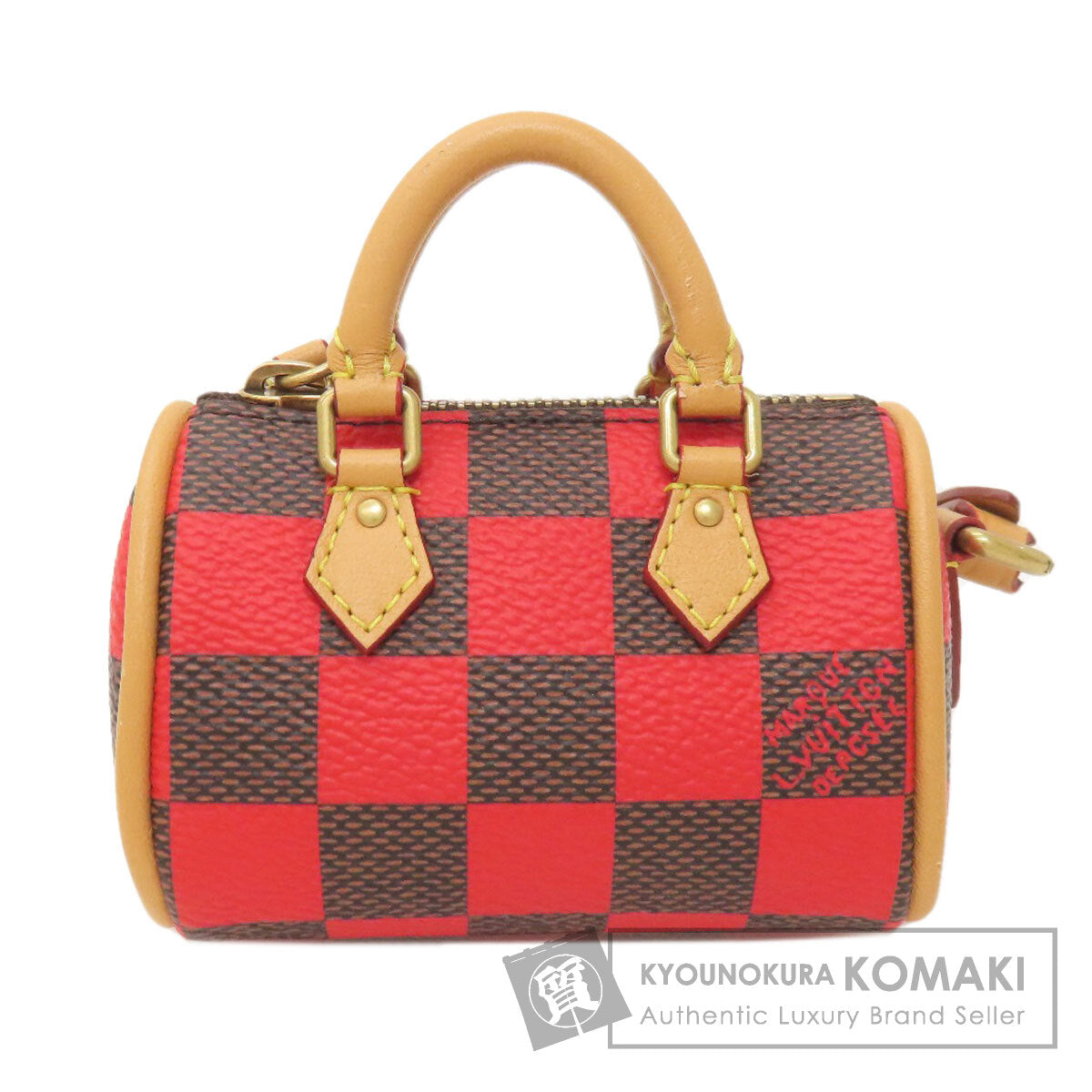 LOUIS VUITTON M01692 Damier Pop Mini Speedy Pouch Accessory pouch Damier canvas Ladies [Used]