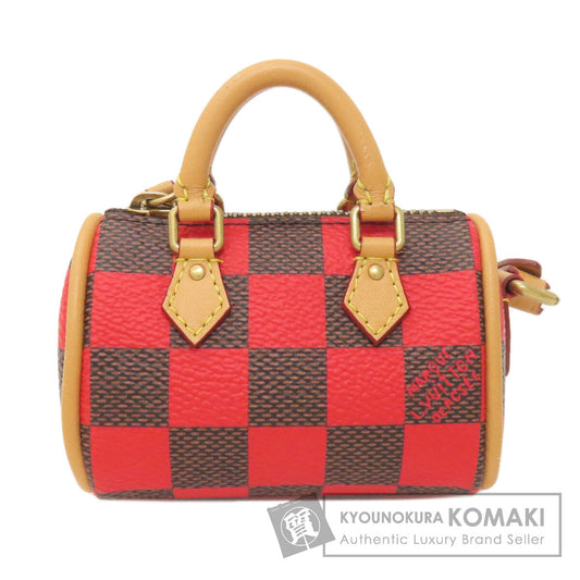 LOUIS VUITTON M01692 Damier Pop Mini Speedy Pouch Accessory pouch Damier canvas Ladies [Used]
