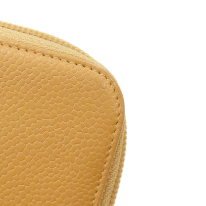 CHANEL COCO Mark Goal Hardware Long wallet (with coin pocket) Grained Calfskin Skin Ladies [Used]