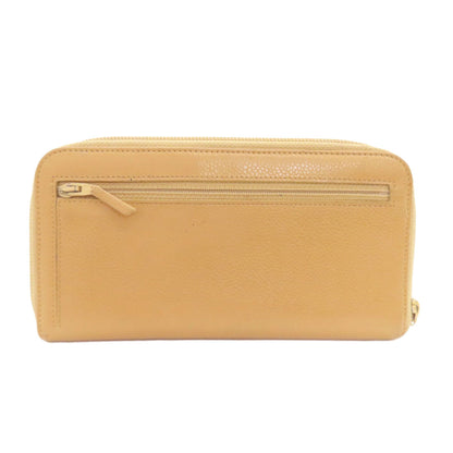 CHANEL COCO Mark Goal Hardware Long wallet (with coin pocket) Grained Calfskin Skin Ladies [Used]
