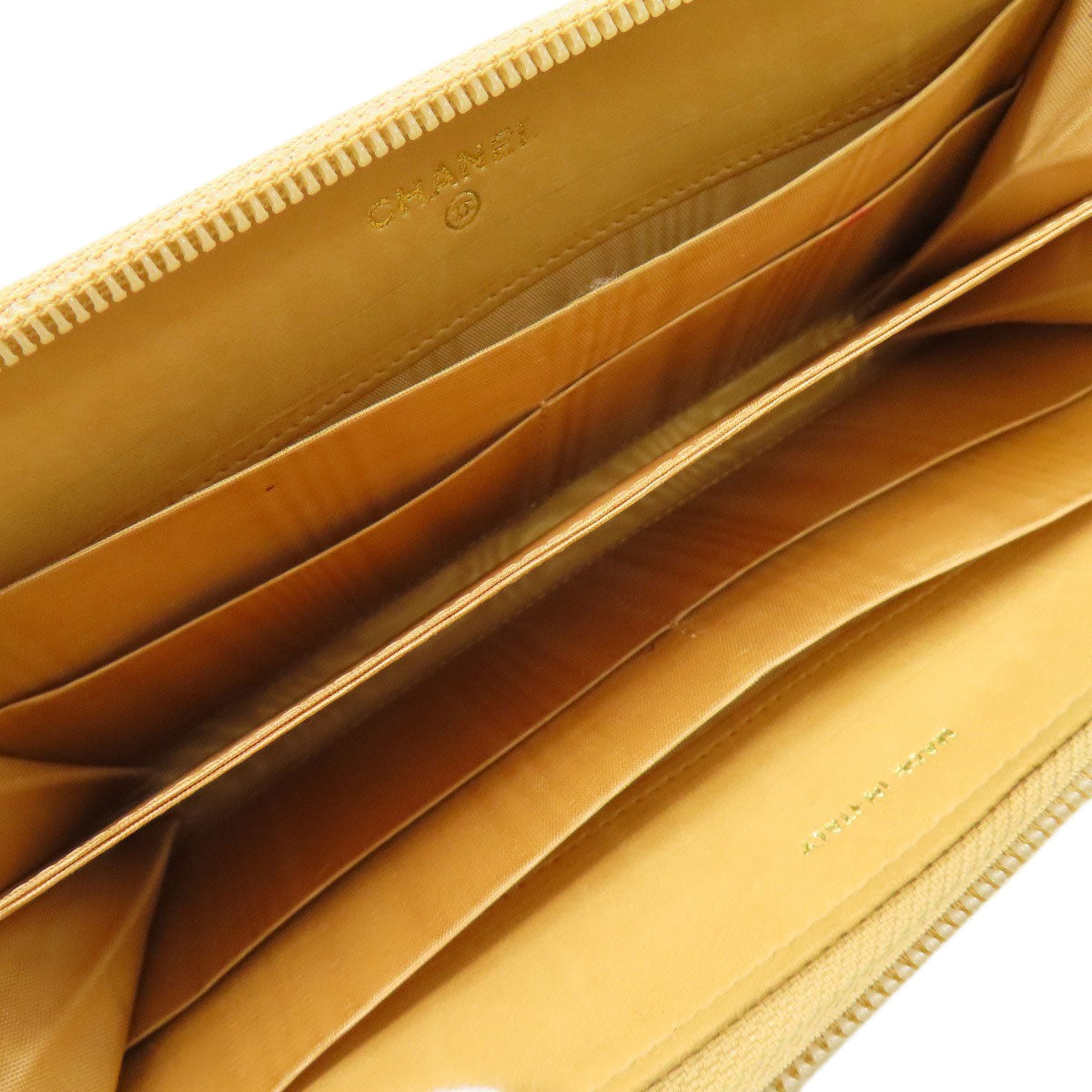 CHANEL COCO Mark Goal Hardware Long wallet (with coin pocket) Grained Calfskin Skin Ladies [Used]