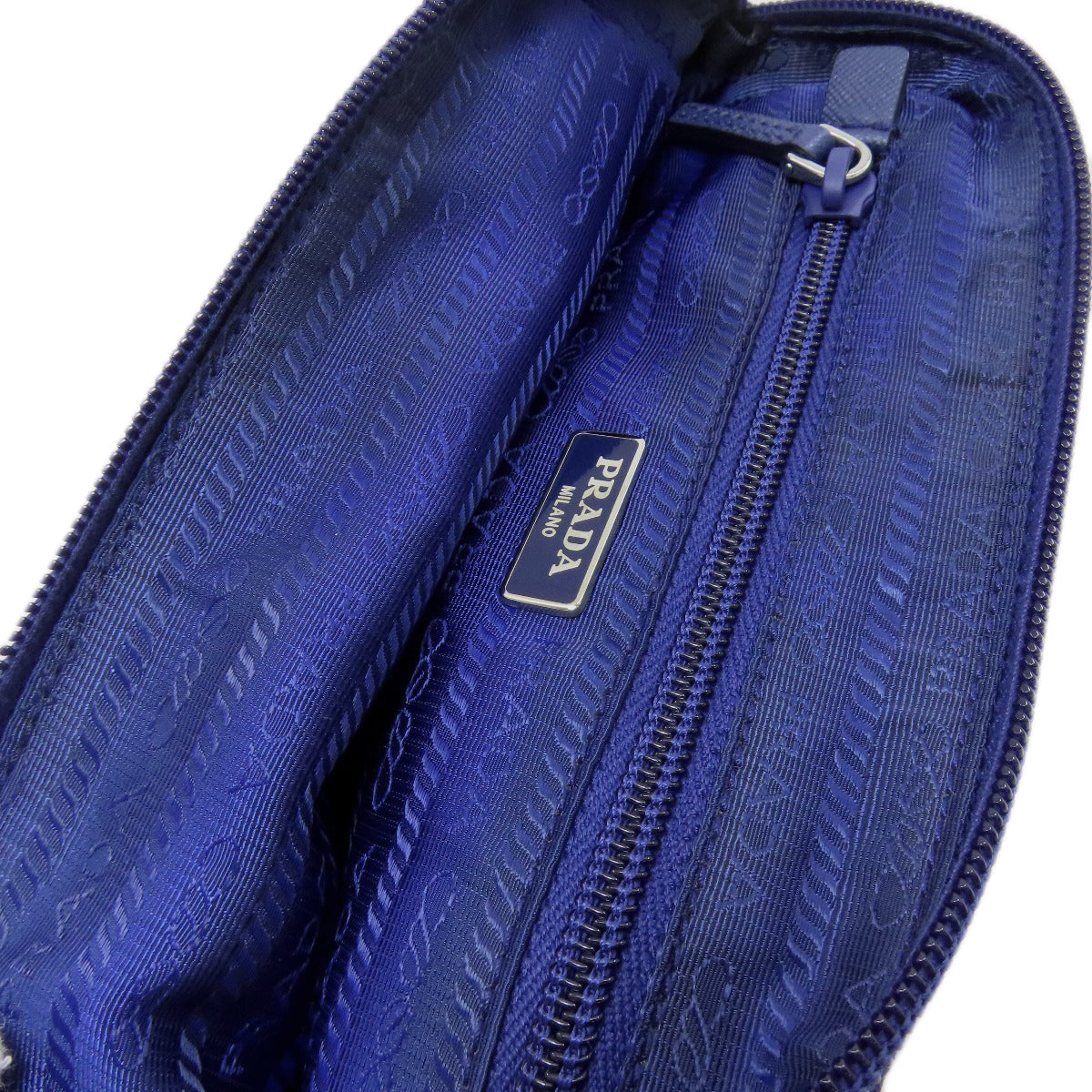 PRADA Logo Hardware Cosmetics Pouch Nylon Ladies [Used]
