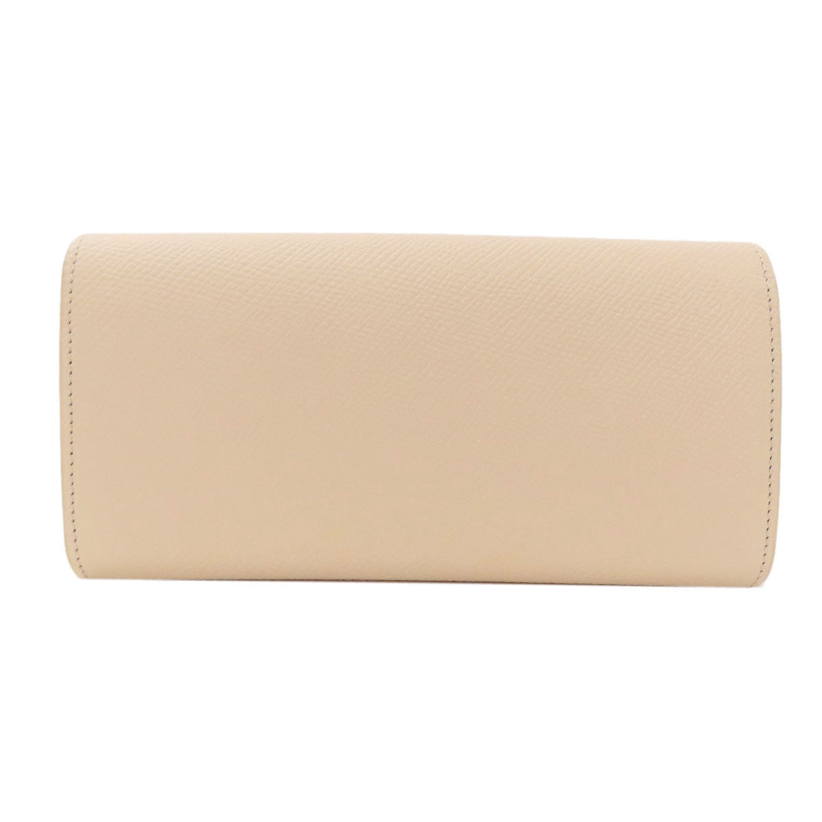 CELINE logo Long wallet (with coin pocket) Leather Ladies [Used]