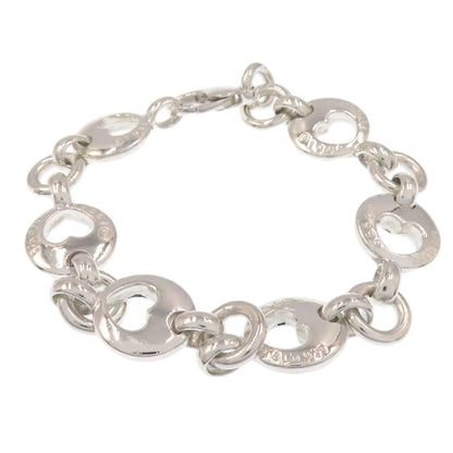 TIFFANY&Co. pierced heart Bracelet Silver Ladies [Used]