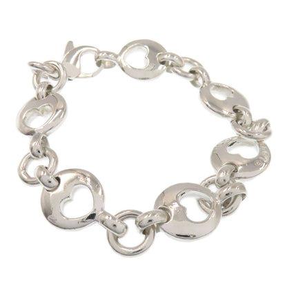 TIFFANY&Co. pierced heart Bracelet Silver Ladies [Used]
