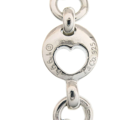 TIFFANY&Co. pierced heart Bracelet Silver Ladies [Used]