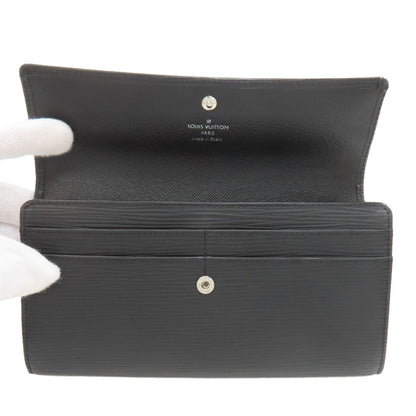 LOUIS VUITTON M63742 Portefeiulle Â· Sarah Long wallet (with coin pocket) Epi Leather Ladies [Used]