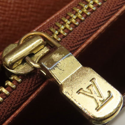 LOUIS VUITTON M61723 Pochette Porto Monnet Credit Long wallet (with coin pocket) Monogram canvas Ladies [Used]
