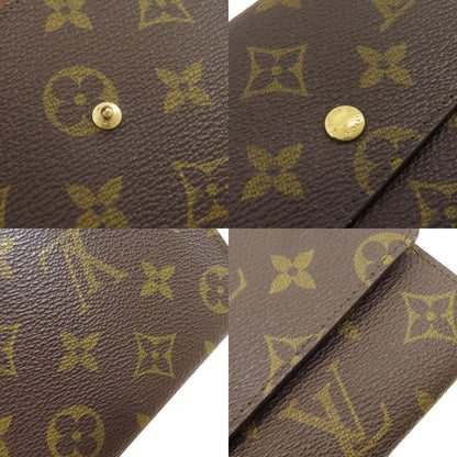 LOUIS VUITTON M61723 Pochette Porto Monnet Credit Long wallet (with coin pocket) Monogram canvas Ladies [Used]