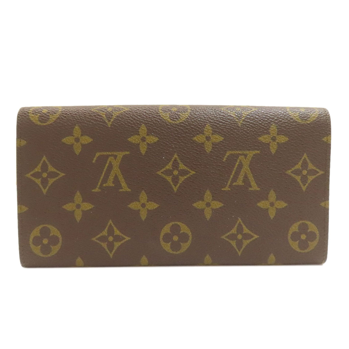 LOUIS VUITTON M61723 Pochette Porto Monnet Credit Long wallet (with coin pocket) Monogram canvas Ladies [Used]