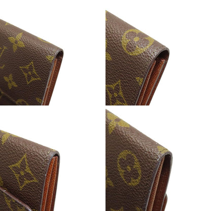 LOUIS VUITTON M61723 Pochette Porto Monnet Credit Long wallet (with coin pocket) Monogram canvas Ladies [Used]