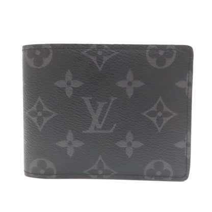 LOUIS VUITTON M61695 Portefeiulle ã» Multripru Bifold Wallet No Coin Pocket Monogram Eclipse mens [Used]