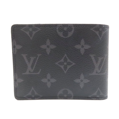 LOUIS VUITTON M61695 Portefeiulle ã» Multripru Bifold Wallet No Coin Pocket Monogram Eclipse mens [Used]