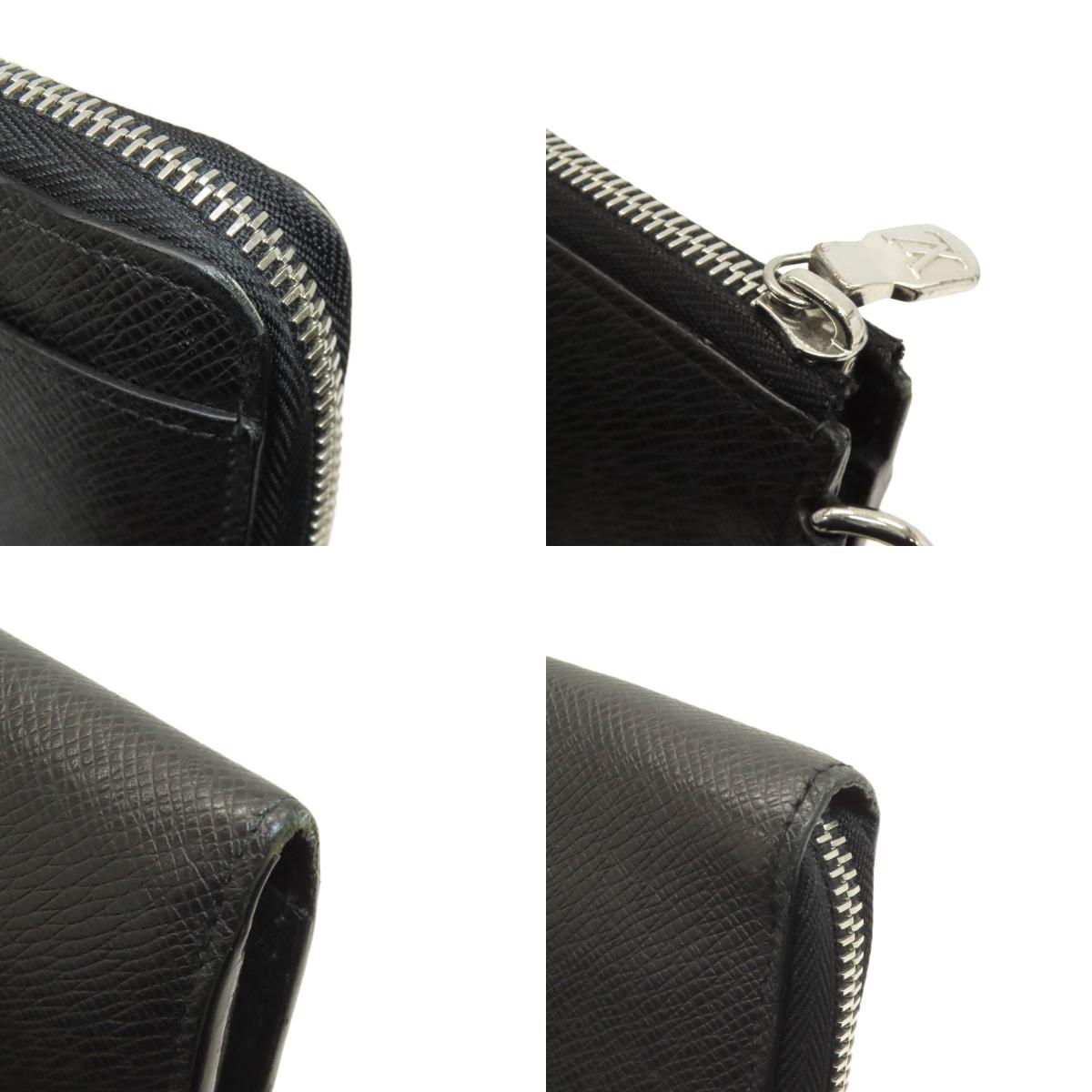 LOUIS VUITTON M69409 Zippy Dragonne Long wallet (with coin pocket) Taiga Ladies [Used]
