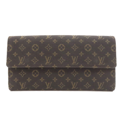 LOUIS VUITTON M95234 Portefeiulle Â· Sarah Long wallet (with coin pocket) Monogram mini orchid Ladies [Used]
