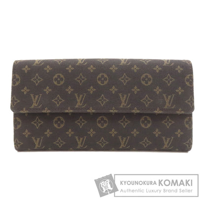 LOUIS VUITTON M95234 Portefeiulle Â· Sarah Long wallet (with coin pocket) Monogram mini orchid Ladies [Used]