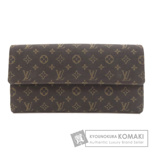 LOUIS VUITTON M95234 Portefeiulle Â· Sarah Long wallet (with coin pocket) Monogram mini orchid Ladies [Used]