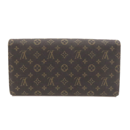 LOUIS VUITTON M95234 Portefeiulle Â· Sarah Long wallet (with coin pocket) Monogram mini orchid Ladies [Used]