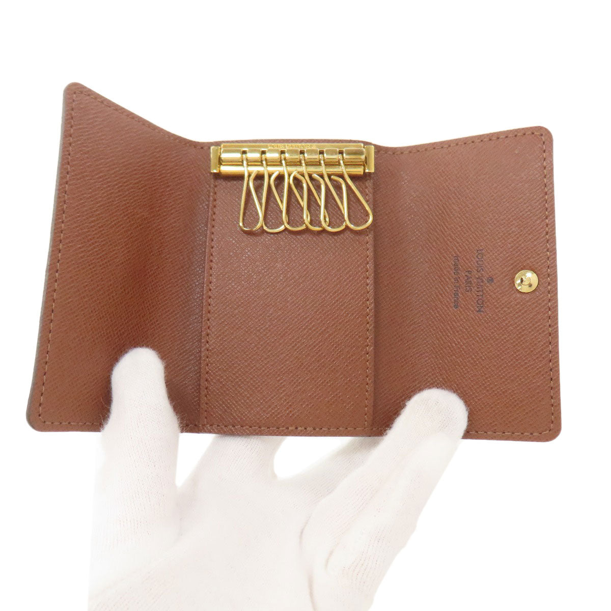LOUIS VUITTON M62630 Multicles6 key holder Monogram canvas Ladies [Used]