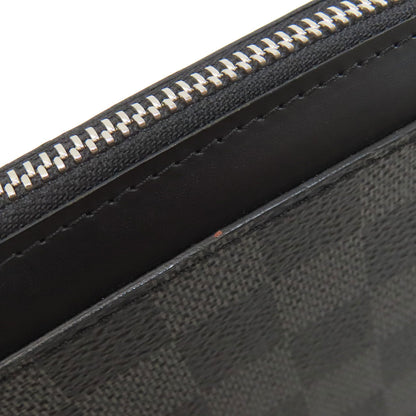 LOUIS VUITTON N61254 Zippy XL business bag Damier Anfini mens [Used]