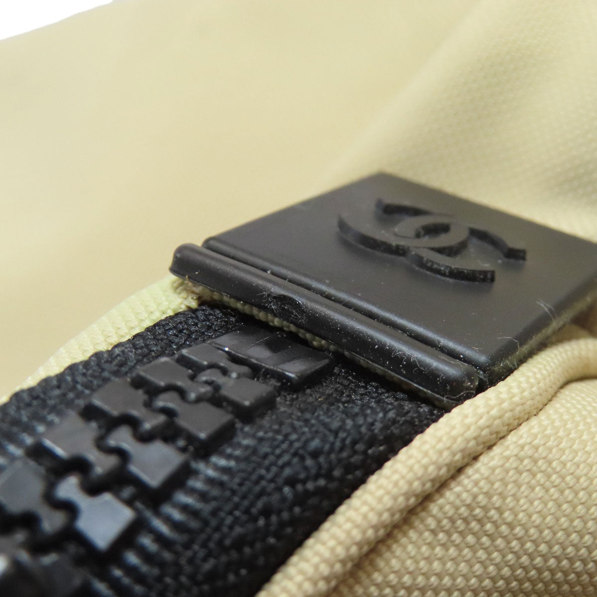 CHANEL Sport Line SilverHardware Boston bag Nylon canvas Ladies [Used]