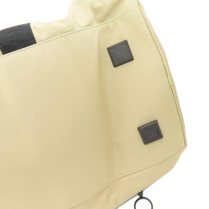 CHANEL Sport Line SilverHardware Boston bag Nylon canvas Ladies [Used]