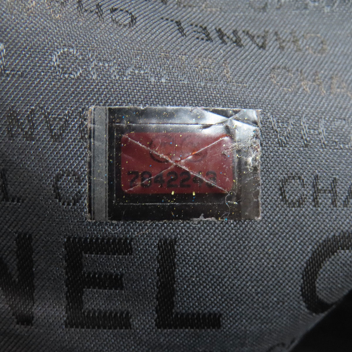 CHANEL Sport Line SilverHardware Boston bag Nylon canvas Ladies [Used]