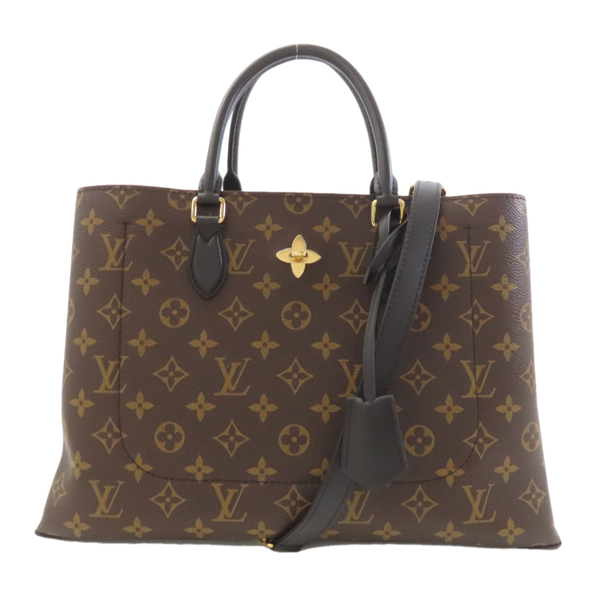 LOUIS VUITTON M43550 Flower tote Handbag Monogram canvas Ladies [Used]