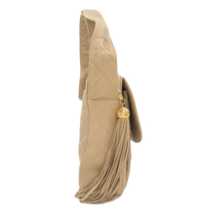 CHANEL Matelasse GoldHardware Shoulder Bag Lambskin Ladies [Used]