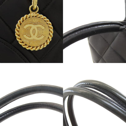 CHANEL Medallion GoldHardware Tote Bag Lambskin Ladies [Used]