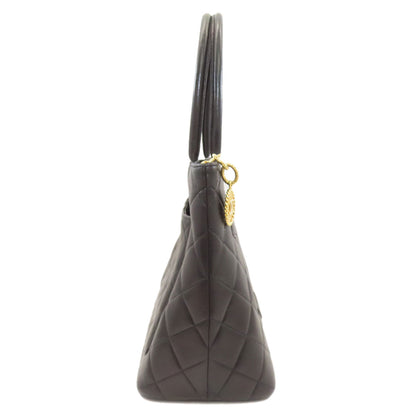 CHANEL Medallion GoldHardware Tote Bag Lambskin Ladies [Used]