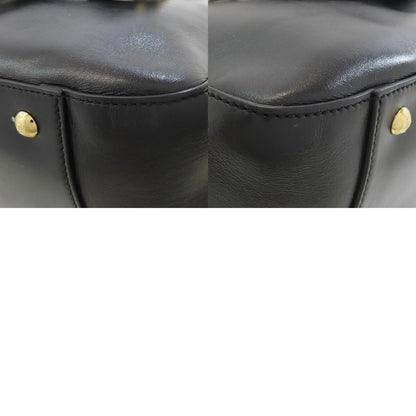 FENDI logo Handbag Leather Ladies [Used]