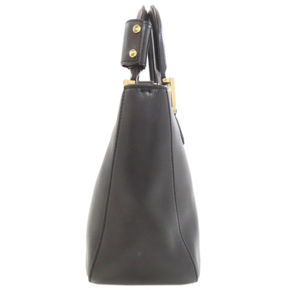 FENDI logo Handbag Leather Ladies [Used]