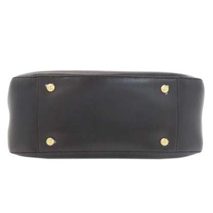 FENDI logo Handbag Leather Ladies [Used]