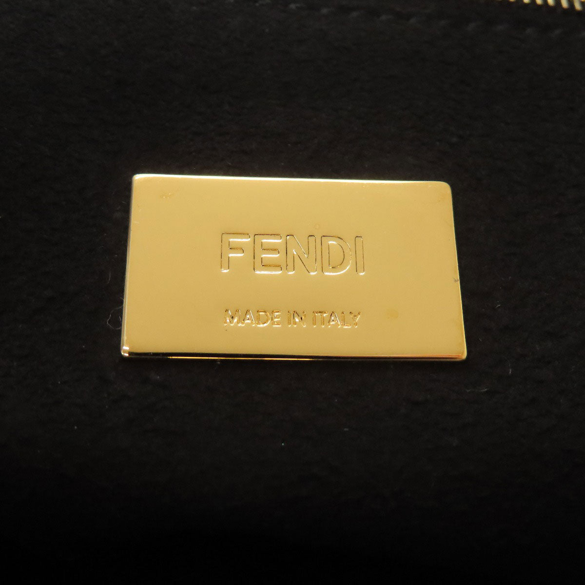 FENDI logo Handbag Leather Ladies [Used]