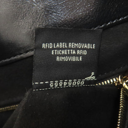 FENDI logo Handbag Leather Ladies [Used]