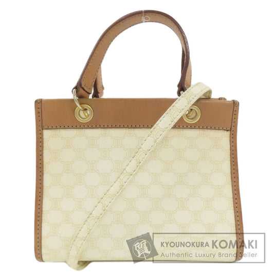 CELINE Macadam pattern 2WAY Shoulder Bag PVC Ladies [Used]