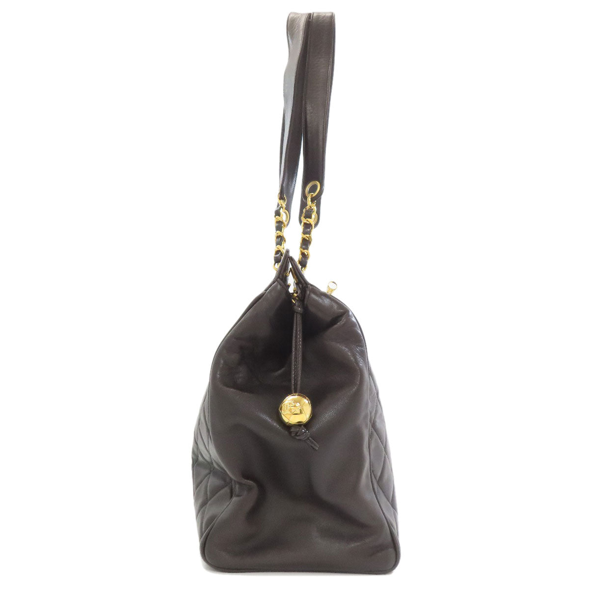 CHANEL Matelasse GoldHardware Tote Bag Lambskin Ladies [Used]