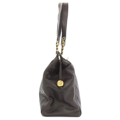 CHANEL Matelasse GoldHardware Tote Bag Lambskin Ladies [Used]