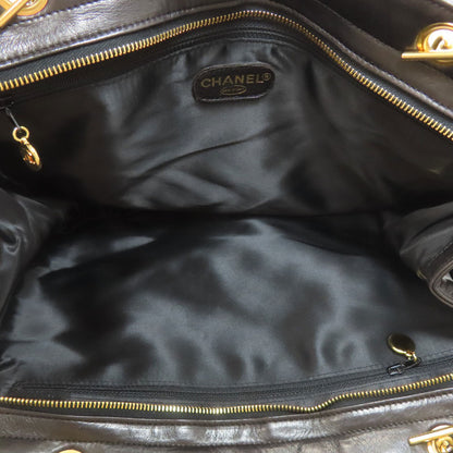 CHANEL Matelasse GoldHardware Tote Bag Lambskin Ladies [Used]