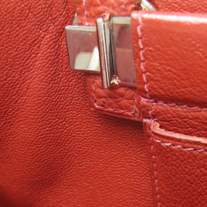 HERMES Cabana SilverHardware Tote Bag Calf Ladies [Used]