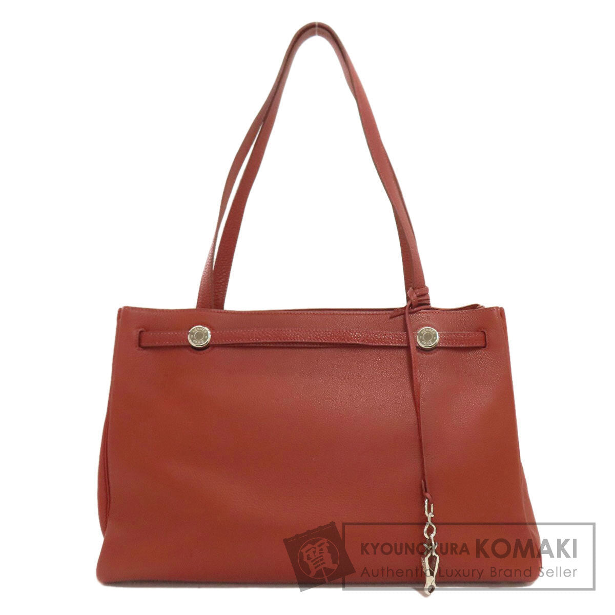 HERMES Cabana SilverHardware Tote Bag Calf Ladies [Used]