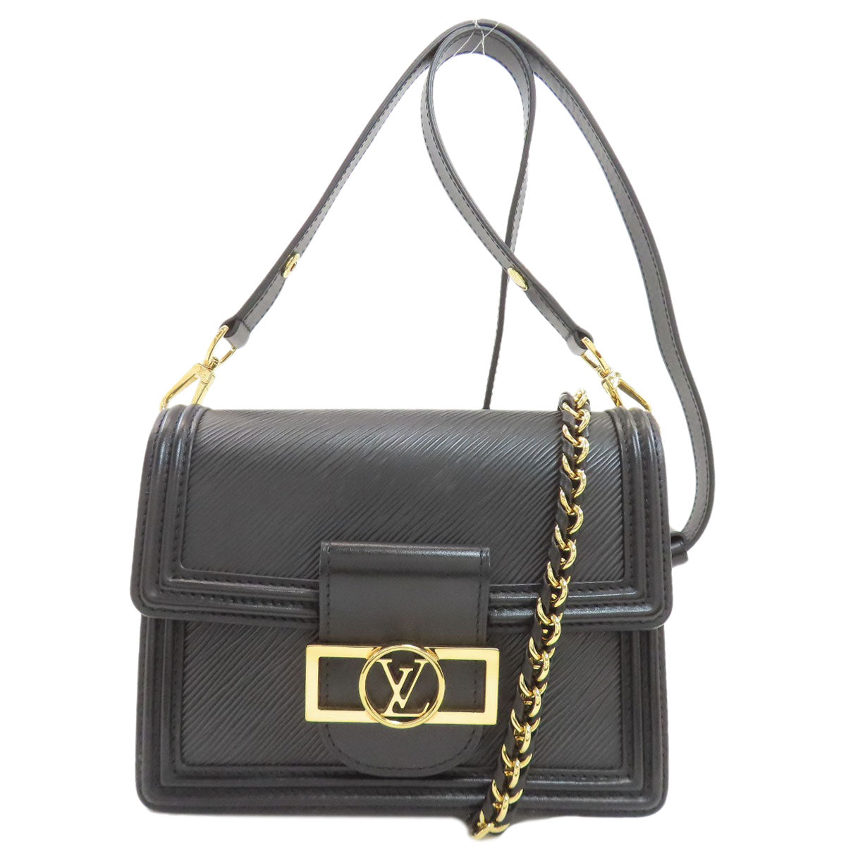 LOUIS VUITTON M55964 Dauphine NV MINI Shoulder Bag Epi Leather Ladies [Used]