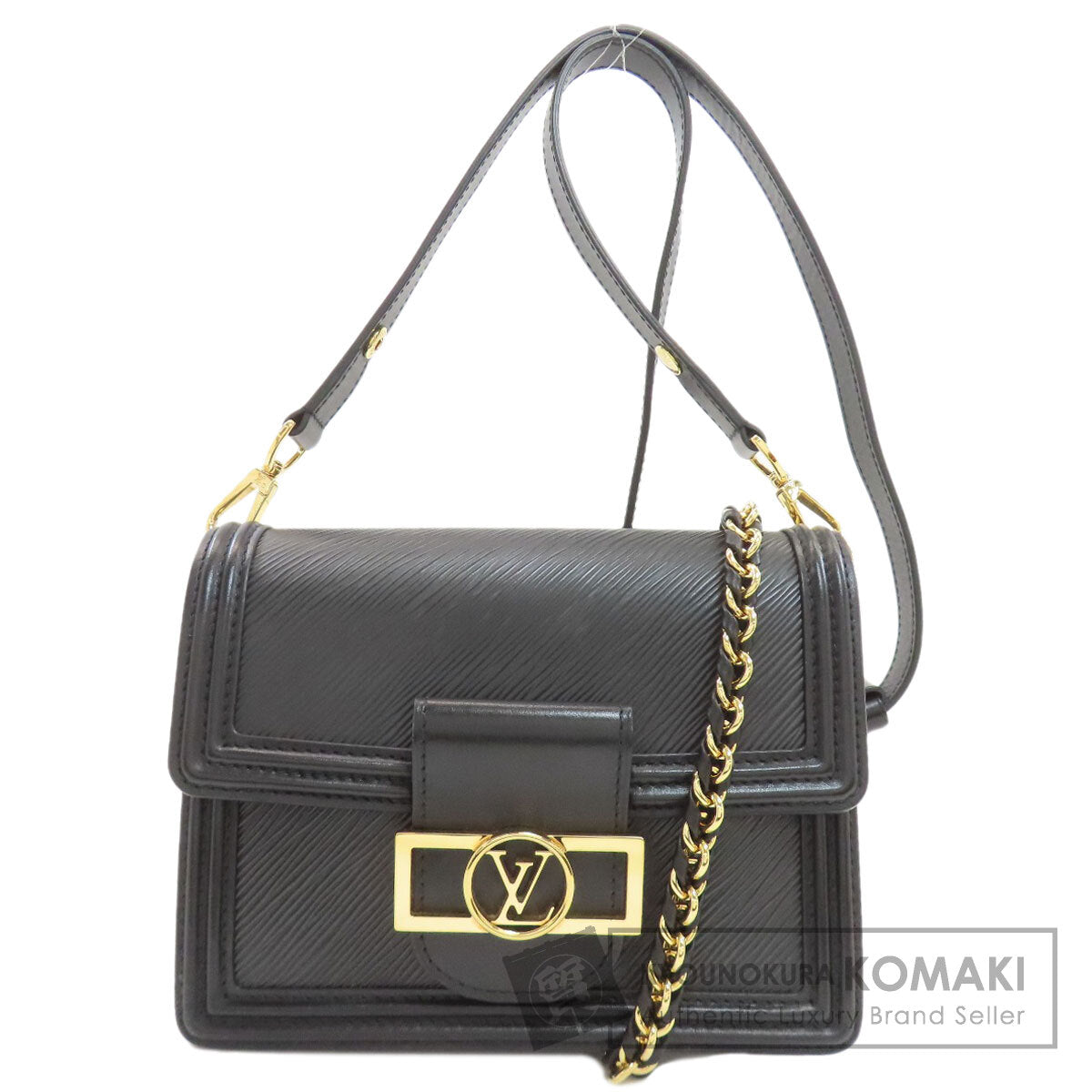 LOUIS VUITTON M55964 Dauphine NV MINI Shoulder Bag Epi Leather Ladies [Used]