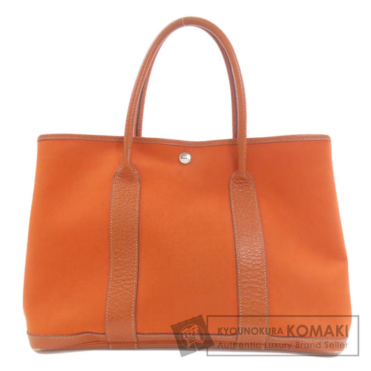 HERMES Garden Party PM Silver Hardware Tote Bag Towar Officche NegondaLadies [Used]