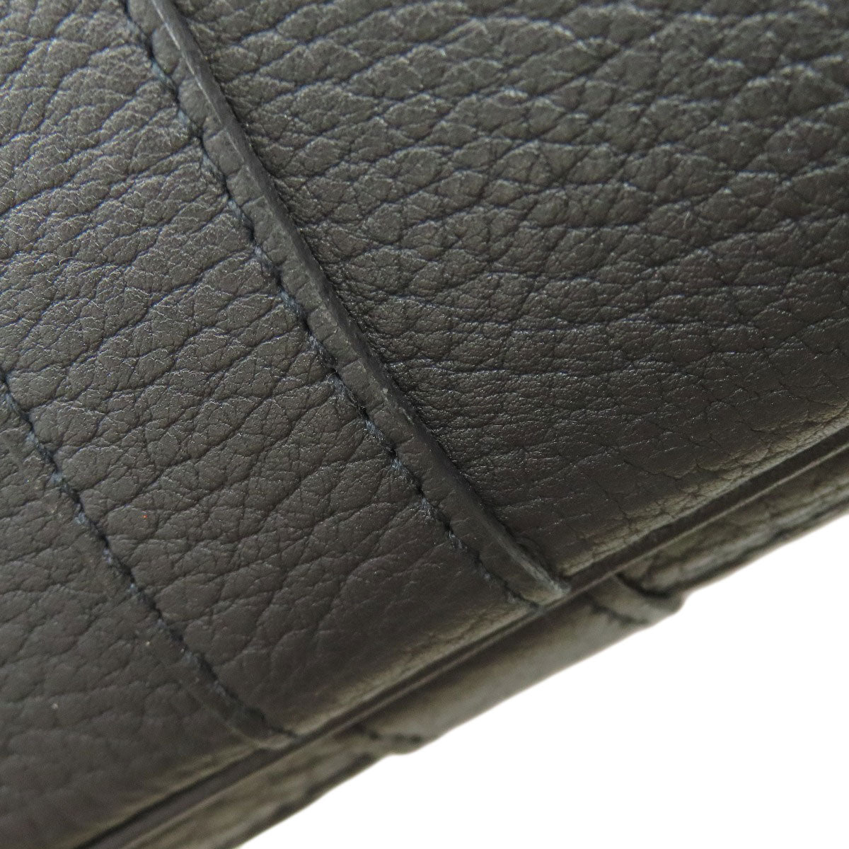 HERMES Petite Ceinture PM SilverHardware Handbag Canvas Ladies [Used]