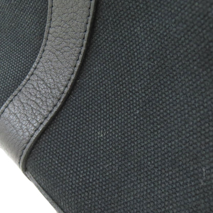 HERMES Petite Ceinture PM SilverHardware Handbag Canvas Ladies [Used]