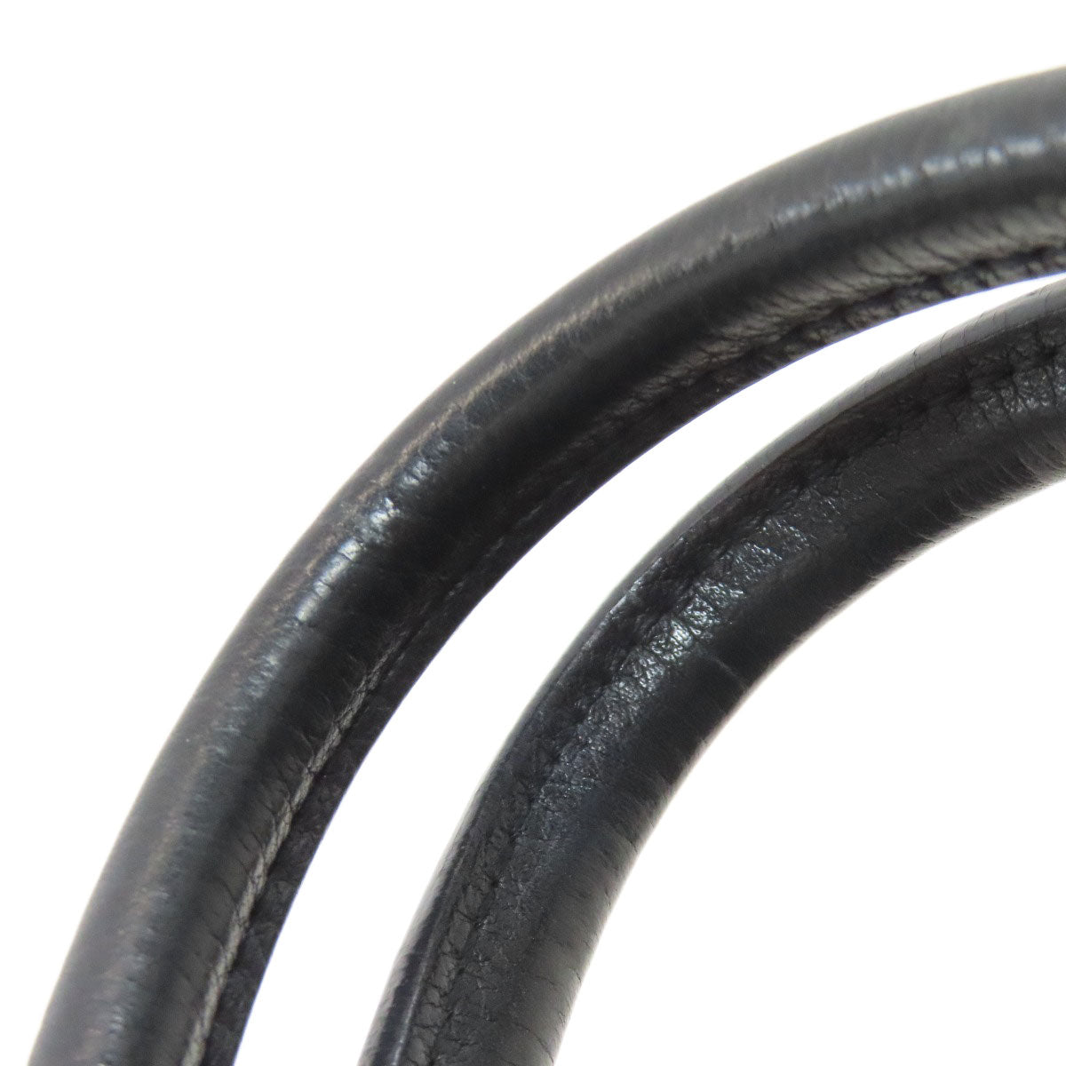 HERMES Petite Ceinture PM SilverHardware Handbag Canvas Ladies [Used]